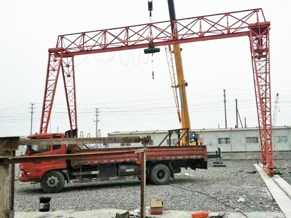 MHh type electric hoist gantry crane (truss type)