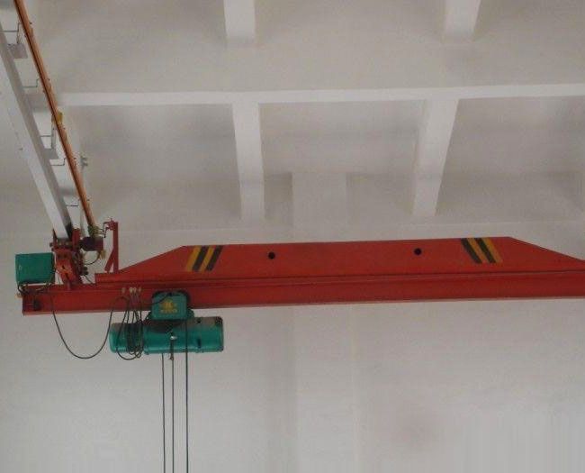 The operating system of the telescopic container crane