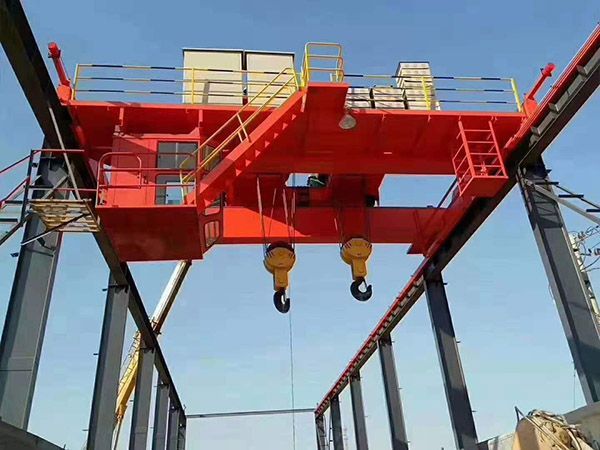 Why does the bridge crane experience welding deformation?